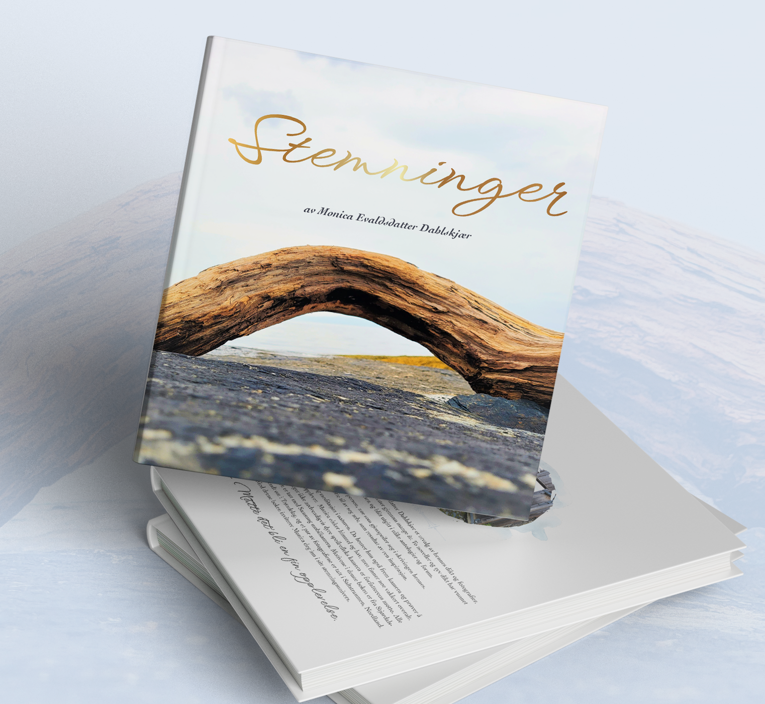 Den ferdige boka Stemninger og de første ukene som forfatter.